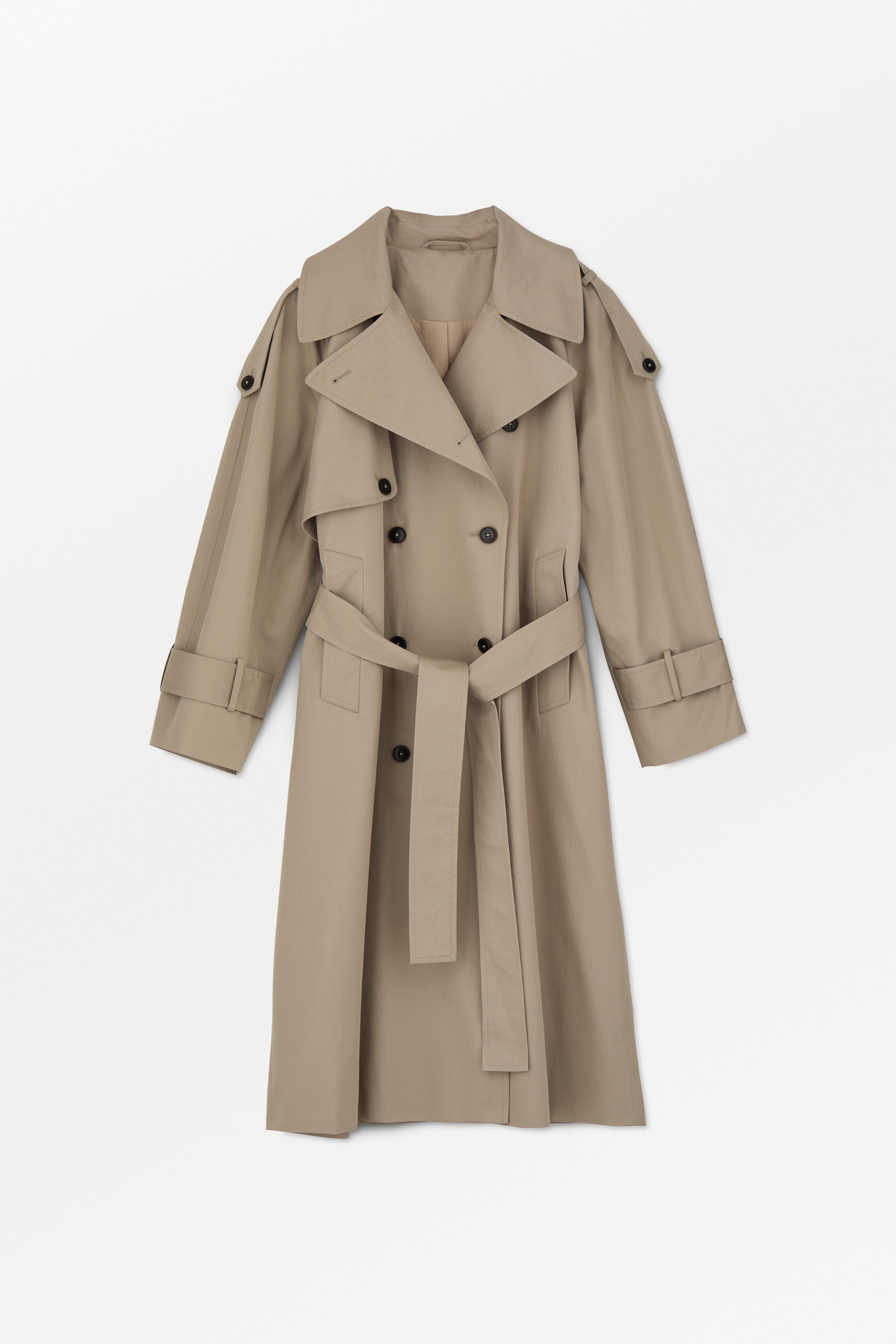 Skall Studio Mahsa trenchcoat Coat Stone moss